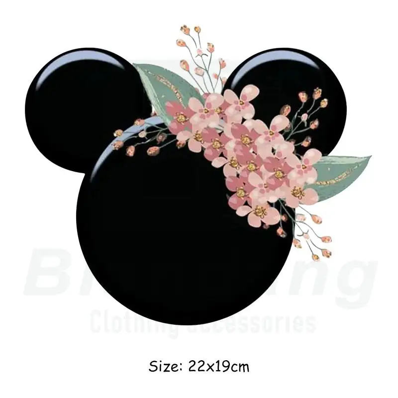 Best Selling High Quality Design Iron on Transfers Heat Press Sticker Animal Flower Transfer Vinyl for Clothes