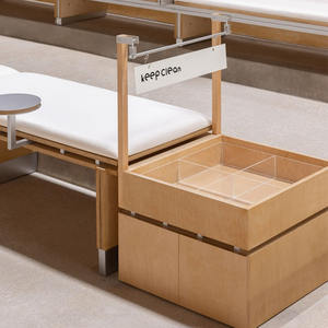 Table de salle à manger de luxe pour hôtel, plateau en verre trempé, bois durable, résistant aux rayures, hôtel de luxe - Product Image 2