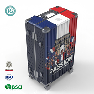 <span class=keywords><strong>Valise</strong></span> PC pour supporters de la Coupe du Monde 2026 <span class=keywords><strong>France</strong></span> Allez Les Bleus avec roues universelles silencieuses - Product Image 1