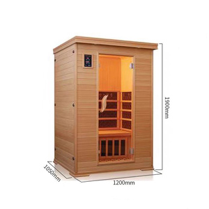 ห้องอบไอน้ำอินฟราเรดสำหรับใช้ในบ้านแบบพกพาได้สำหรับ3-4คนซาวน่าสปาในร่มดีไซน์ทันสมัย - Product Image 2