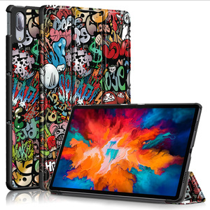 Étui en cuir PU à trois volets avec impression couleur, pour tablette NEC LAVIE <span class=keywords><strong>T11</strong></span> T1195/BAS 11.5 pouces, nouvelle collection - Product Image 4