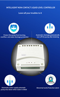 XKC-C382 AC110V-220V Contrôleur de niveau d'eau automatique de remplissage et de vidange, interrupteur de sortie DC12V, interface de capteur, anti-débordement