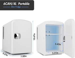 Mini réfrigérateur Cola de bureau réfrigérateur d'hôtel réfrigérateur pour bouteille camion de voyage voiture tout RV Auto - Product Image 2