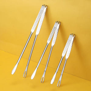 ที่คีบอาหารสไตล์เกาหลี Red Gate Tower ทำจากสแตนเลส 316L คุณภาพสูง สำหรับย่างสเต็กและอาหารอื่นๆ - Product Image 5