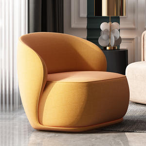 Groothandel Nordic Moderne Stijl Woonkamer Vrijetijdsstoel Sofa Stof <span class=keywords><strong>Wingback</strong></span> Stoel Singe Sofa Stoelen - Product Image 4
