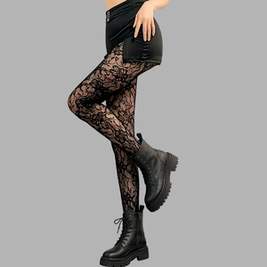 Collants résille sexy en maille noire <span class=keywords><strong>grande</strong></span> <span class=keywords><strong>taille</strong></span> respirants pour femmes, idéaux pour les soirées d'été et la danse exotique - Product Image 3
