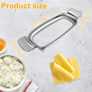 Aluminium Cheese Cutter Butter Slicer Multifunctional Butter Slicer Cutter Kitchen Food Tool Butter Cutter Wire Cheese Slicer - Product Image 4