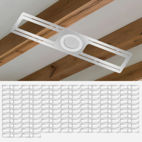Support de montage réglable pour éclairage LED encastré, installation facile pour usage domestique et commercial