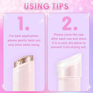 Sombra de Ojos en Barra Brillante Metálica Mineral, Efecto Gel Brillante, Ultra Brillante, Multicolor, 3G, para Piel Clara y Oscura - Product Image 3