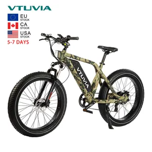 VTUVIA-Elektro-Mountain E-Bike mit CE, Große Leistung fette Reifen, Schnee rad mit CE, 26x4.0, 750W, 1000W