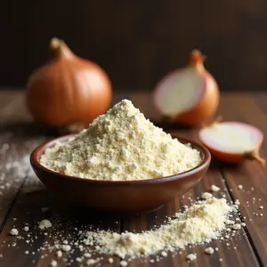 Polvo de Cebolla Deshidratado Finamente Molido, Polvo Blanco Hueso a Beige Claro de Flujo Libre con Disolución Rápida, Listo para Usar - Product Image 1