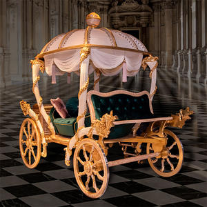 OEM voiture de luxe citrouille design lits pour enfants voiture voiture dorée lit enfant enfants lit de princesse pour filles - Product Image 2