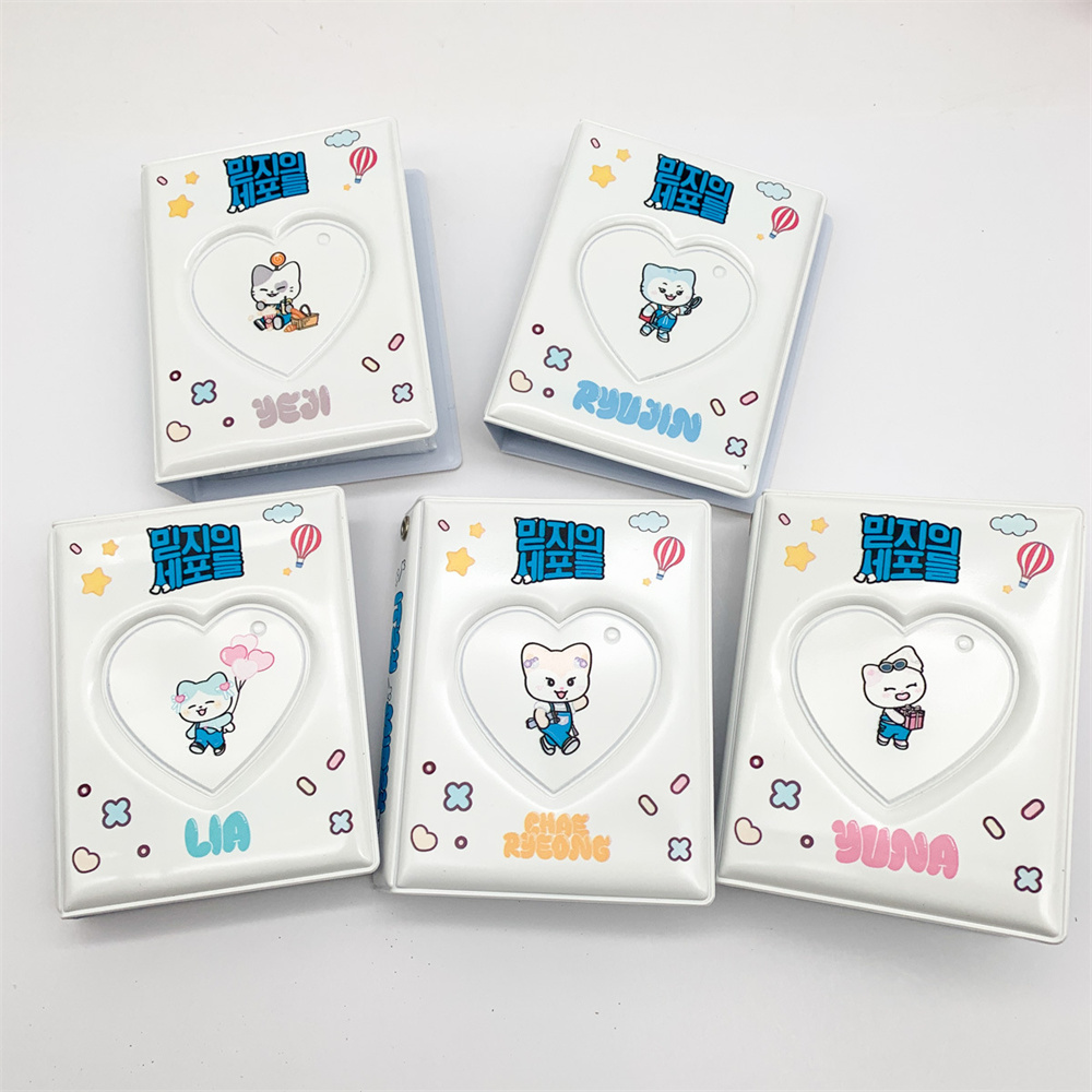 Kpop ITZY TWINZY Cute Cartoon Card Binders for Photocard Holder