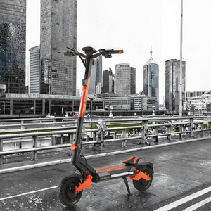 Scooter Eléctrico de 14 Pulgadas, 350W, 48V, 20Ah, Batería de Plomo-Ácido, Freno de Disco Hidráulico, 12 Velocidades, para Adultos - Product Image 5