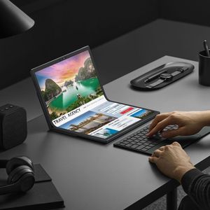 ใหม่แกะกล่อง แท้ 100% สำหรับ Zenbook X Fold จอสัมผัสคู่ ขนาด 17.3 นิ้ว แท็บเล็ตพีซี 2 in 1 ซีพียู <span class=keywords><strong>Core</strong></span> <span class=keywords><strong>I7</strong></span> รุ่นที่ 12 ความจุ 1TB SSD แล็ปท็อป - Product Image 2