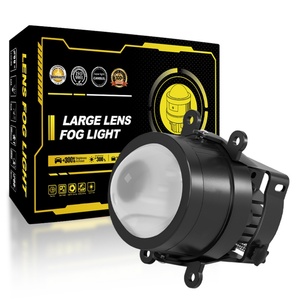 ไฟตัดหมอก LED รุ่นใหม่ล่าสุด พร้อมเลนส์โปรเจคเตอร์ ไฟหน้า LED ขายดี ไฟตัดหมอกอัตโนมัติ พร้อมเลนส์ - Product Image 1