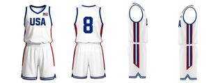 Ensemble uniforme de basketball personnalisé réversible bleu marine pour femmes et hommes, maillot de sport vierge pour sublimation - Product Image 5