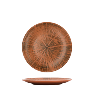 Assiette plate en terre cuite Forest 17 cm - Product Image 3