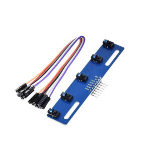 Module de capteur de reconnaissance de lignes noires et blanches à 5 voies pour suivi de voiture intelligente / détection externe rouge TCRT5000 - Product Image 1