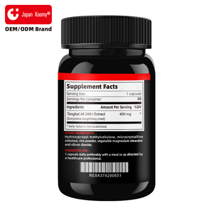 OEM Tongkat Ali กับ Tribulus terrestris 60แคปซูลสำหรับผู้ชายพลังงาน, การเสริมความแข็งแรงรองรับ Maca Tongkat Ali - Product Image 6
