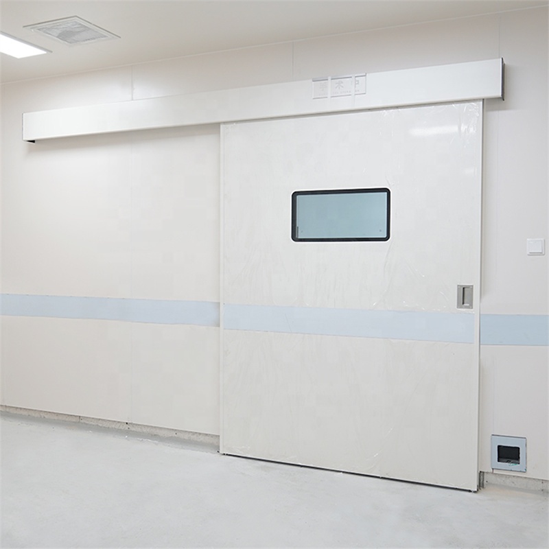 Airtight Sliding Hospital Doors Galvanized Steel Hermetically Sealed Door