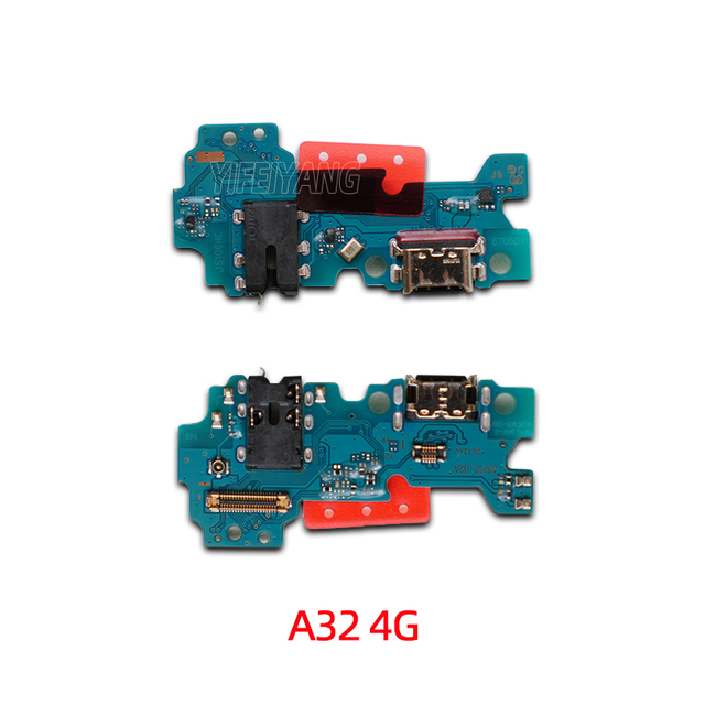 Original USB Charging Port Connector for Samsung Galaxy A30s A32 M32 S20fe S23 Ultra Mobile Phone Flex Cable Charging Plate
