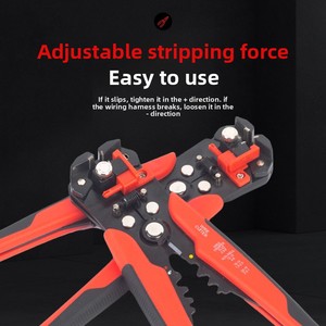 <span class=keywords><strong>Pince</strong></span> <span class=keywords><strong>à</strong></span> <span class=keywords><strong>sertir</strong></span> dentée DIY réglable 0,5-6 mm² pour cosses de câble 10-22 AWG, sertissage <span class=keywords><strong>à</strong></span> froid de bornes et fils en ruban - Product Image 5