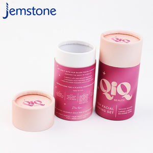 100% contenedor de tubo de papel cilíndrico de impresión personalizada de alta calidad biodegradable reciclado para embalaje - Product Image 5
