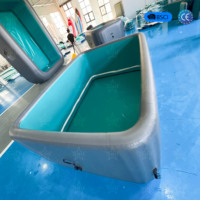 Piscine gonflable pour adultes résistante à l'usure, piscine gonflable robuste en Drop Stitch pour jardin et camping, location pour fêtes