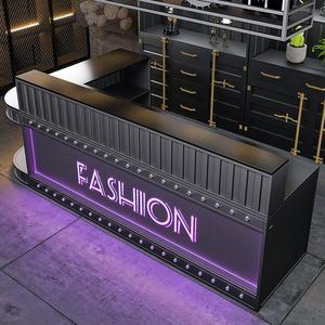 Comptoir de bar moderne en métal, <span class=keywords><strong>caisse</strong></span> enregistreuse, billard, café, salle de sport, barbecue rétro, réception <span class=keywords><strong>américaine</strong></span> - Product Image 5