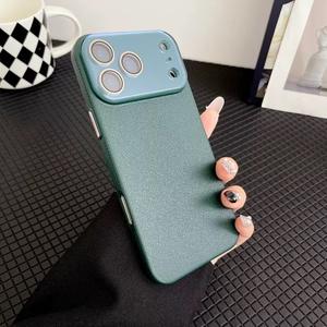 Lente de cámara de cristal de lujo proteger Litchi grano Pu funda de teléfono de cuero para iPhone 17 <span class=keywords><strong>Pro</strong></span> Max 16 con Protector de pantalla - Product Image 3