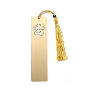 Cheap Price Metal Feather Flower Cut <b>Bookmark</b> - Product Image 1