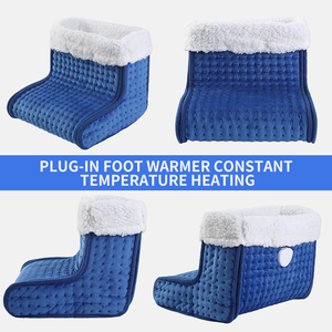 Tragbare elektrisch beheizte Fußwärmer-<span class=keywords><strong>Massage</strong></span> schuhe mit verstellbarem Thermostat Wasch bares Design Haushalts überhitzung schutz - Product Image 6