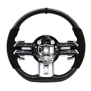 Volant en fibre de carbone directement de l'usine pour Mercedes Benz Classe C E W205 <span class=keywords><strong>AMG</strong></span> W204 W206 C300 C43 - Product Image 1