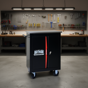 Carrito de Herramientas Artman de Doble Puerta 930x720x280mm con Cerradura y Gabinete de Almacenamiento para Organización de Taller - Product Image 2