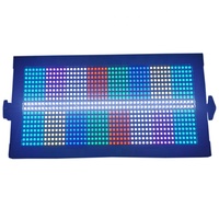 Lumière stroboscopique LED blanche + RVB 1000W pour scène, DJ, club, discothèque, éclairage d'événements, spectacle