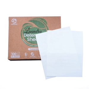 SANYUAN Tamaño de viaje Biodegradable Enzimático Lavanda Aroma Detergente para ropa Tira Hojas Proveedor Fabricante - Product Image 5