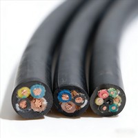 Câble en caoutchouc conforme à la norme IEC H05RN-F 4*2.5+1*1.5 300/500V résistant aux produits chimiques pour machines industrielles
