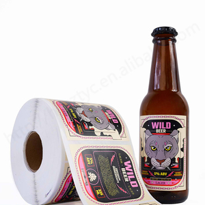 Impression CMJN vinyle adhésif personnalisé bouteille étanche boissons boisson jus étiquette Logo autocollant - Product Image 6