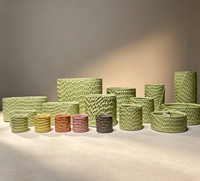 Jardinières d'extérieur, pots de fleurs uniques, pots en céramique ronds personnalisés, grand vase moderne avec trou de drainage pour la maison