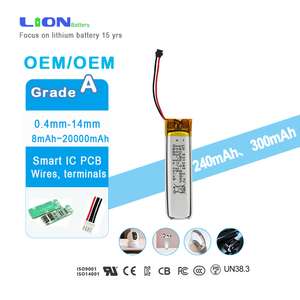 미니 리포 리튬 배터리 3.7V 리튬이온 501245 300mAh 240mAh 3.7V 500mAh 450mAh 400mAh 300mAh 폴리머 리튬이온 배터리 3.7V 602030 - Product Image 1