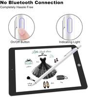 OEM ODM Livraison directe K811 Stylet universel 2 en 1 Stylet multifonctionnel Pointe en cuivre Maille remplaçable Chargement Usb 1.45mm