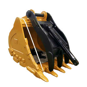 Pinza a Secchio Manuale per Escavatore, Compatibile con Benna da Roccia e Benna per Tronchi - Product Image 1