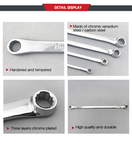 Clé à douille combinée DIY en acier inoxydable anti-étincelle à double extrémité pour écrous évasés 6mm-32mm OEM DISEN KT903