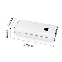 Portable A4 Mini Bureau Mobile Imprimante Thermique Sans Encre Document BT USB Imprimante sans Ruban Stock Direct Disponible