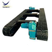 Pièces de foreuse sur chenilles, chenilles en acier, train de roulement, système hydraulique en caoutchouc, système de moteur électrique, véhicule de transport, robot