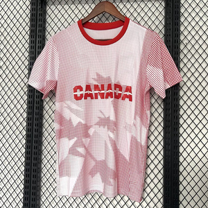 Ropa de fútbol de verano Nueva temporada 2026 Jersey de Canadá Uniforme de manga corta Competiciones de clubes europeos con - Product Image 1