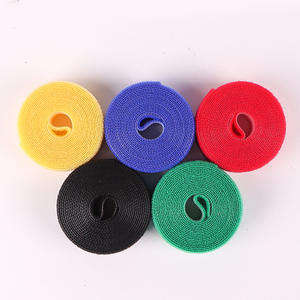 Attaches-câbles en nylon écologiques double face, imperméables, à boucles auto-agrippantes, pour le rangement à la maison, au bureau, en classe - Product Image 3