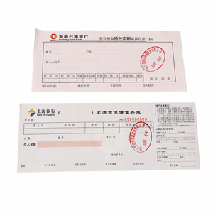 Certificat <span class=keywords><strong>d</strong></span>'épargne bancaire imprimé sur mesure, bon de <span class=keywords><strong>d</strong></span>épôt sans carbone avec filigrane de sécurité pour les établissements financiers - Product Image 6