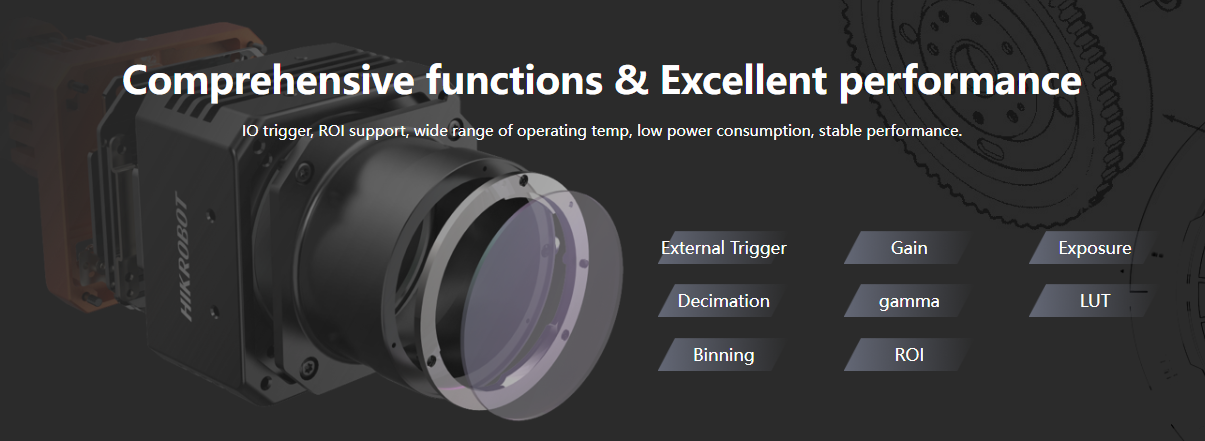 Cámara de escaneo de área de 5MP, 